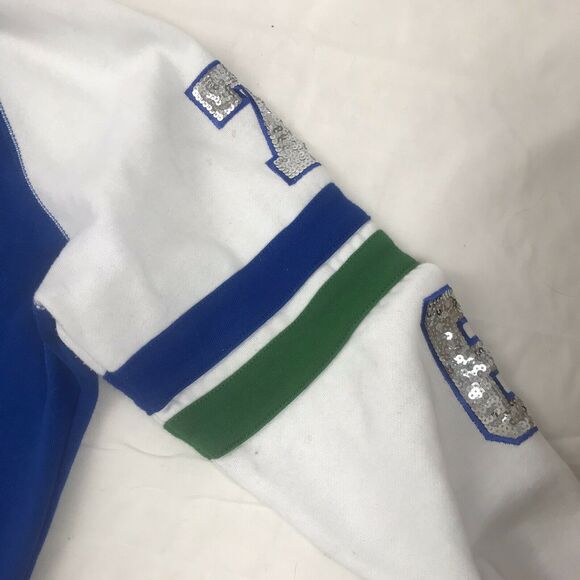 seattle full zip hoodie sequin bling size med - Picture 6 of 12